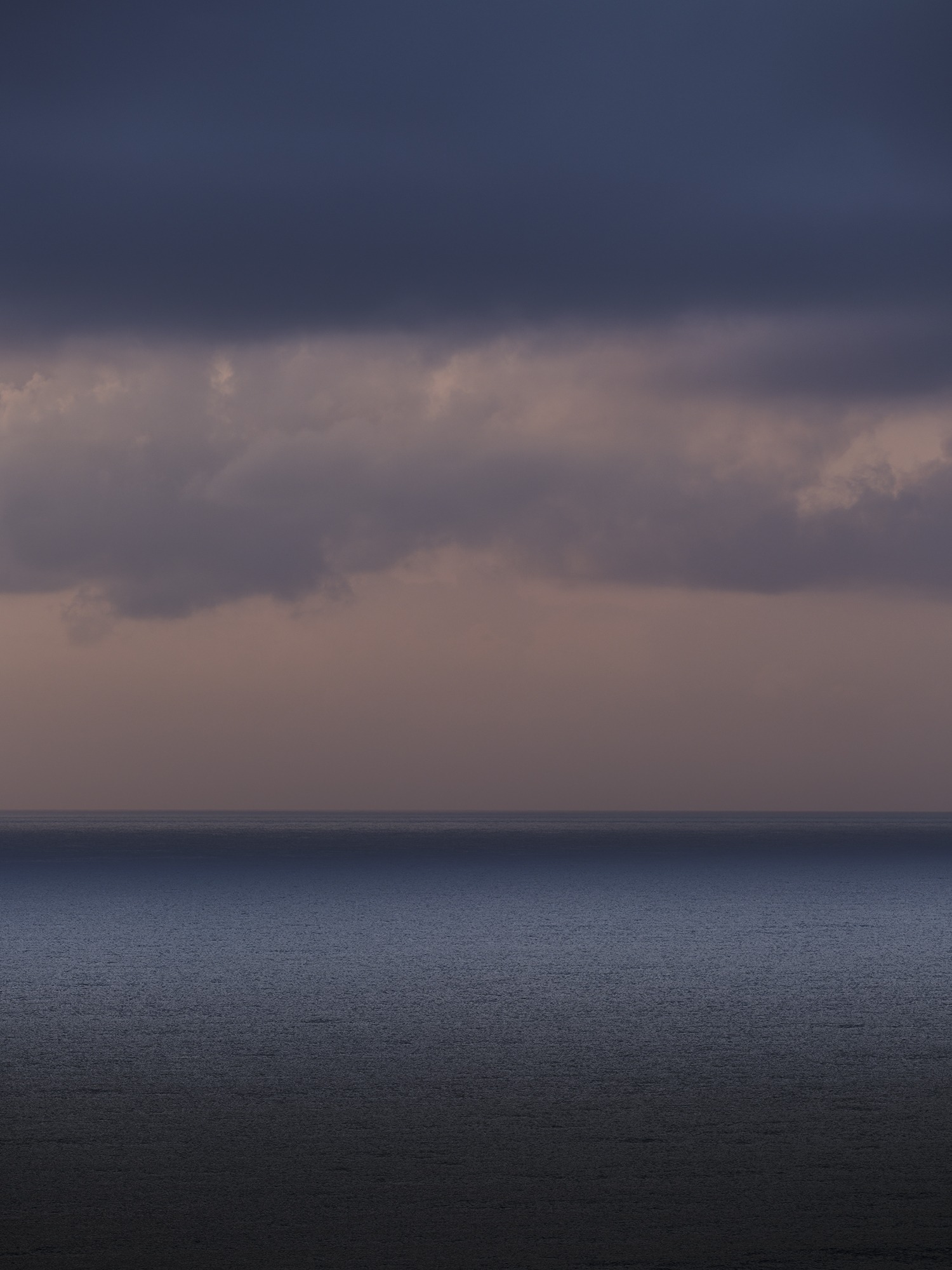 Ocean, sea, horizon, landscape, reflection, clouds, sky