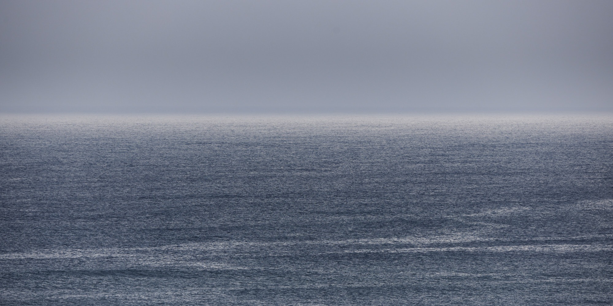 Ocean, sea, horizon, landscape, reflection, clouds, sky