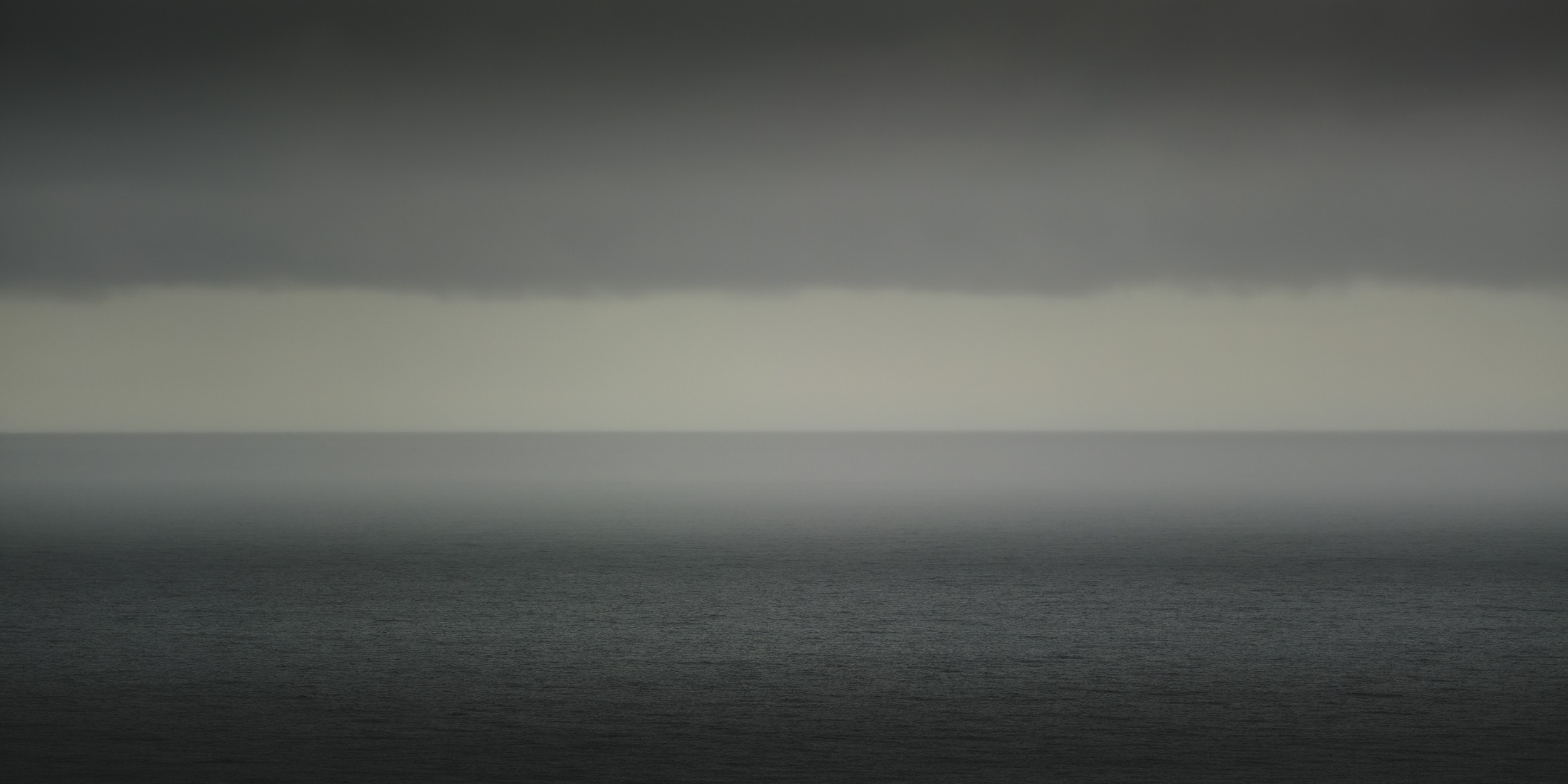 Ocean, sea, horizon, landscape, reflection, clouds, sky