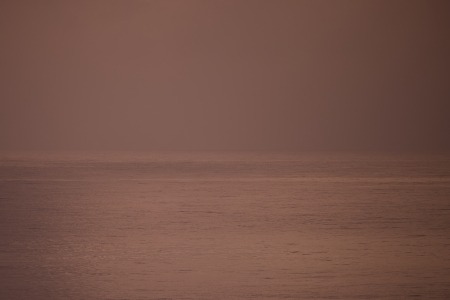 Ocean, sea, horizon, landscape, reflection, clouds