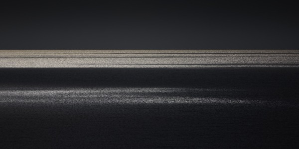 Ocean, sea, horizon, landscape, reflection, clouds, sky